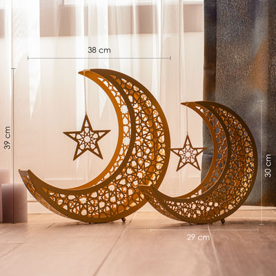 Metal 2'li Ramazan Hilal Seti - WAMH106