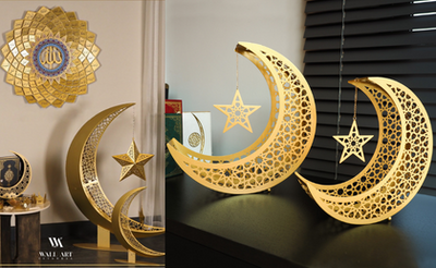 Metal Decorations with Islamic Motifs Reminding Spirituality