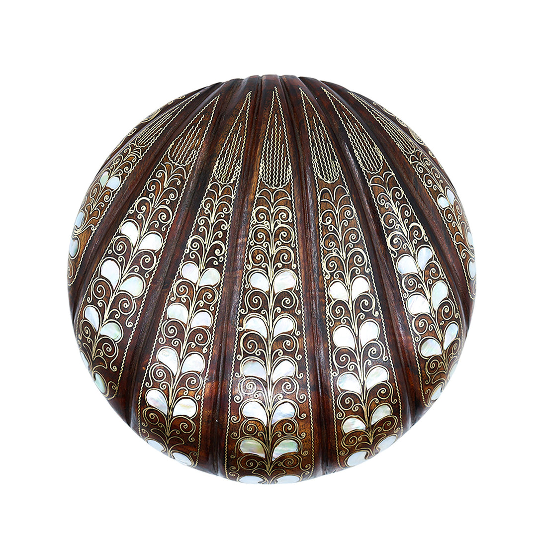 El Yapımı Sedef Abalone İşlemeli Ahşap Kutu - WAAH483