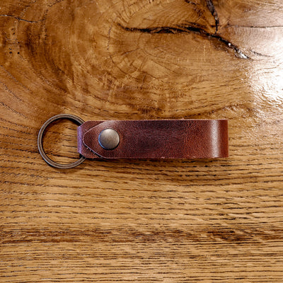 Çıtçıtlı Deri Anahtarlık - WAMD001
