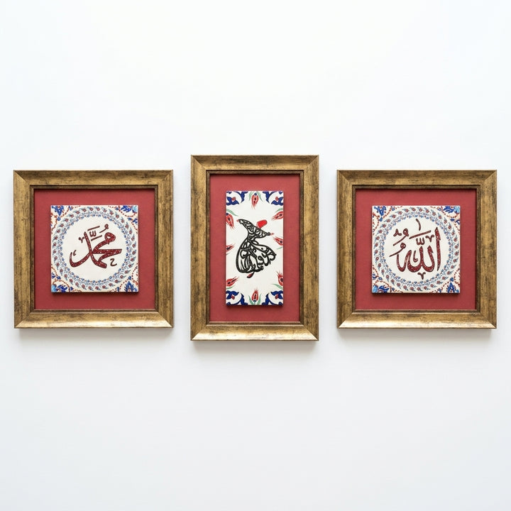 Semazen, Allah ve Muhammed Yazılı 3&