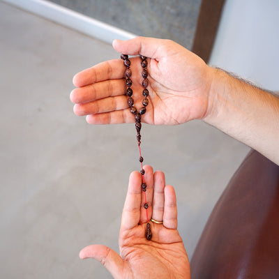 Özel İmameli Usta İşçilikli Katalin Tesbih - WATD086