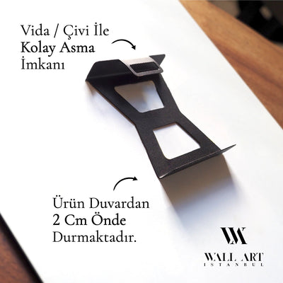 Esma'ül Hüsna Yazılı Cam Tablo - WTC027
