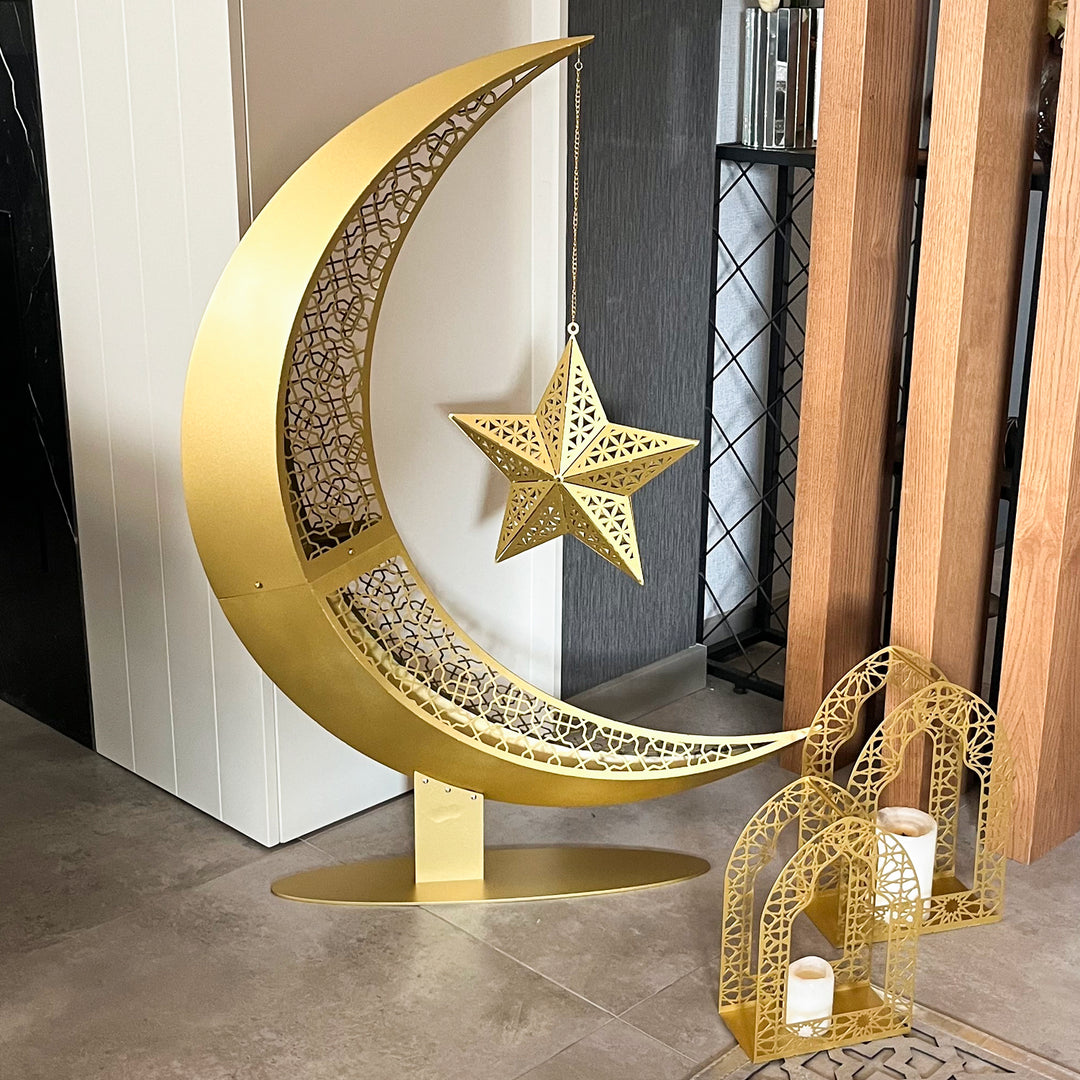 3 Boyutlu Metal Ramazan Hilali - WAMH110