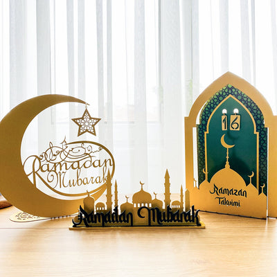 3D Metal Desktop Calendar with "Ramazan Takvimi" - WAMH151