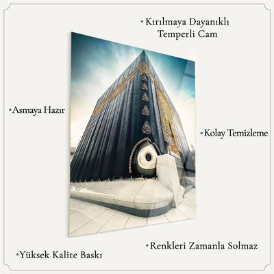 "Rabbim! Gönlüme Ferahlık Ver" - Tâhâ Suresi 25-28 Ayetleri Yazılı Cam Tablo - WTC002