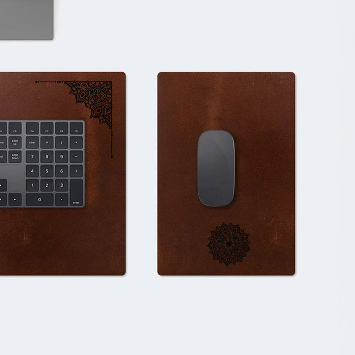 Deri Masa Matı &amp; Mouse Pad Seti (Çizilmez Deri) - WAD010