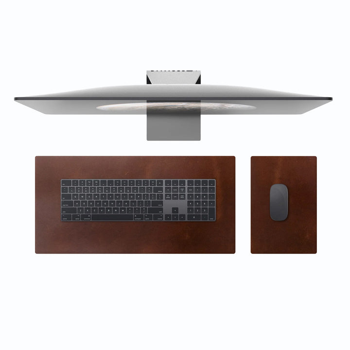 Deri Masa Matı &amp; Mouse Pad Seti (Çizilmez Deri) - WAD010