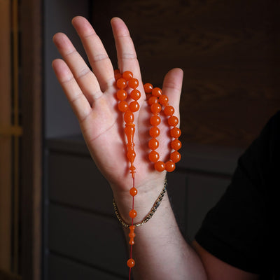 Sıkma Kehribar Tesbih (Özel Döküm Usta İşçilikli) – WATD003