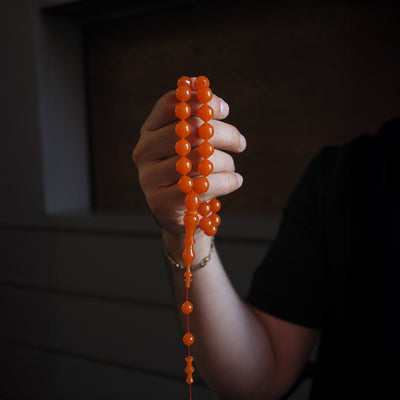 Sıkma Kehribar Tesbih (Özel Döküm Usta İşçilikli) – WATD003