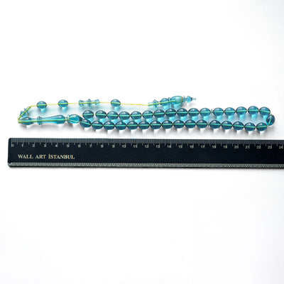 Ateş Sıkma Kehribar Tesbih Beyzi Kesim - WATD145