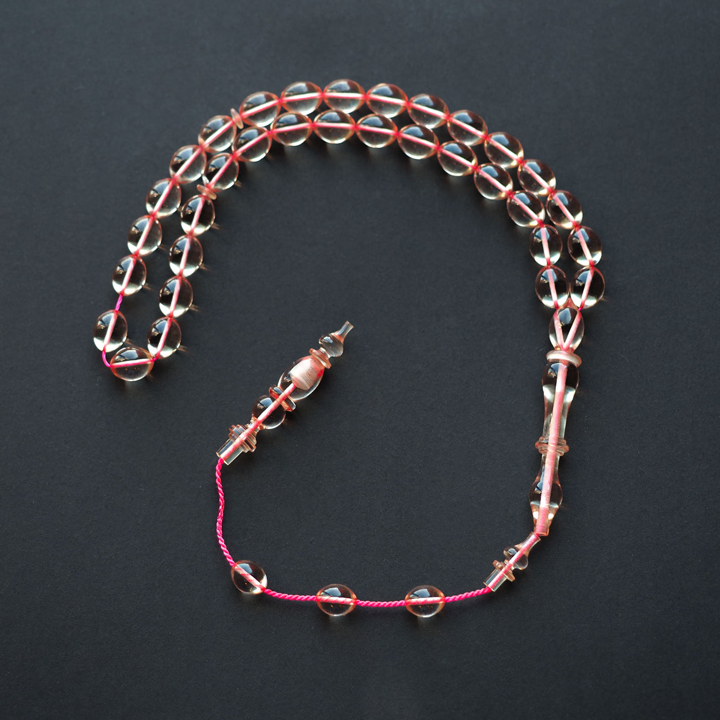 Ateş Sıkma Kehribar Tesbih Beyzi Kesim - WATD147