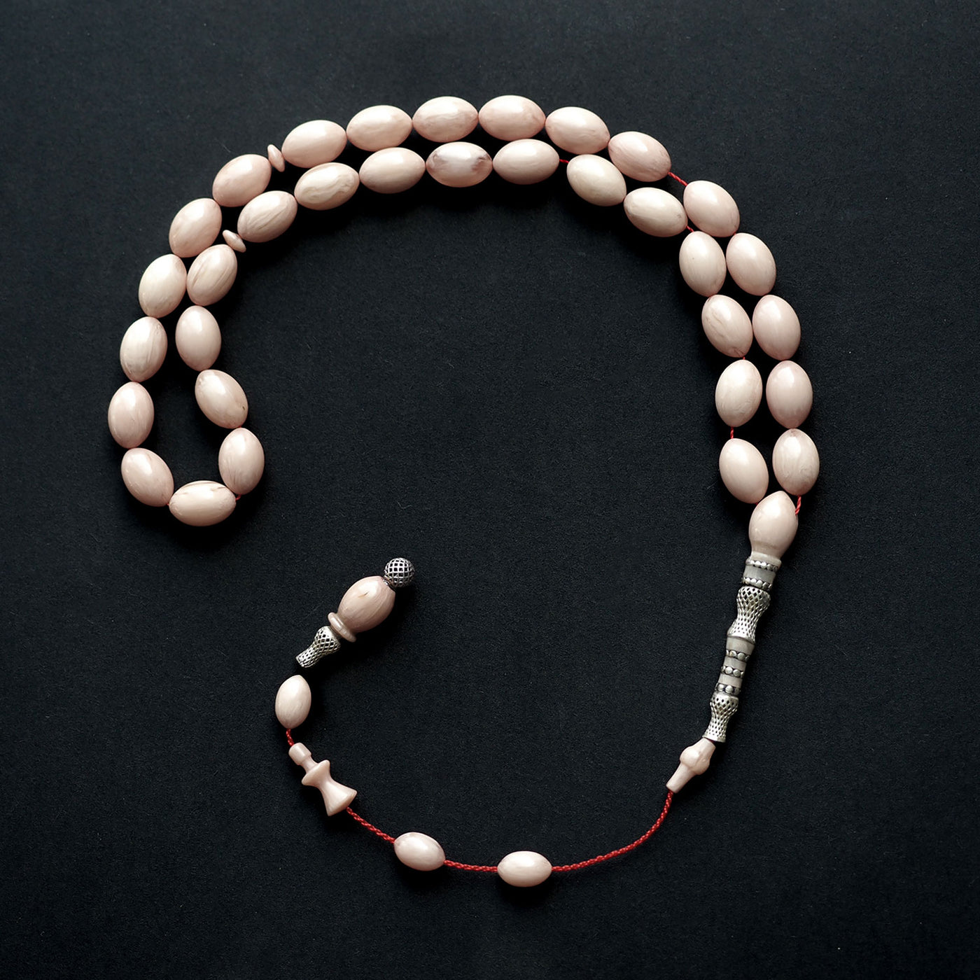 Usta İşçilikli Katalin Tesbih Gümüş İmame - WATD161