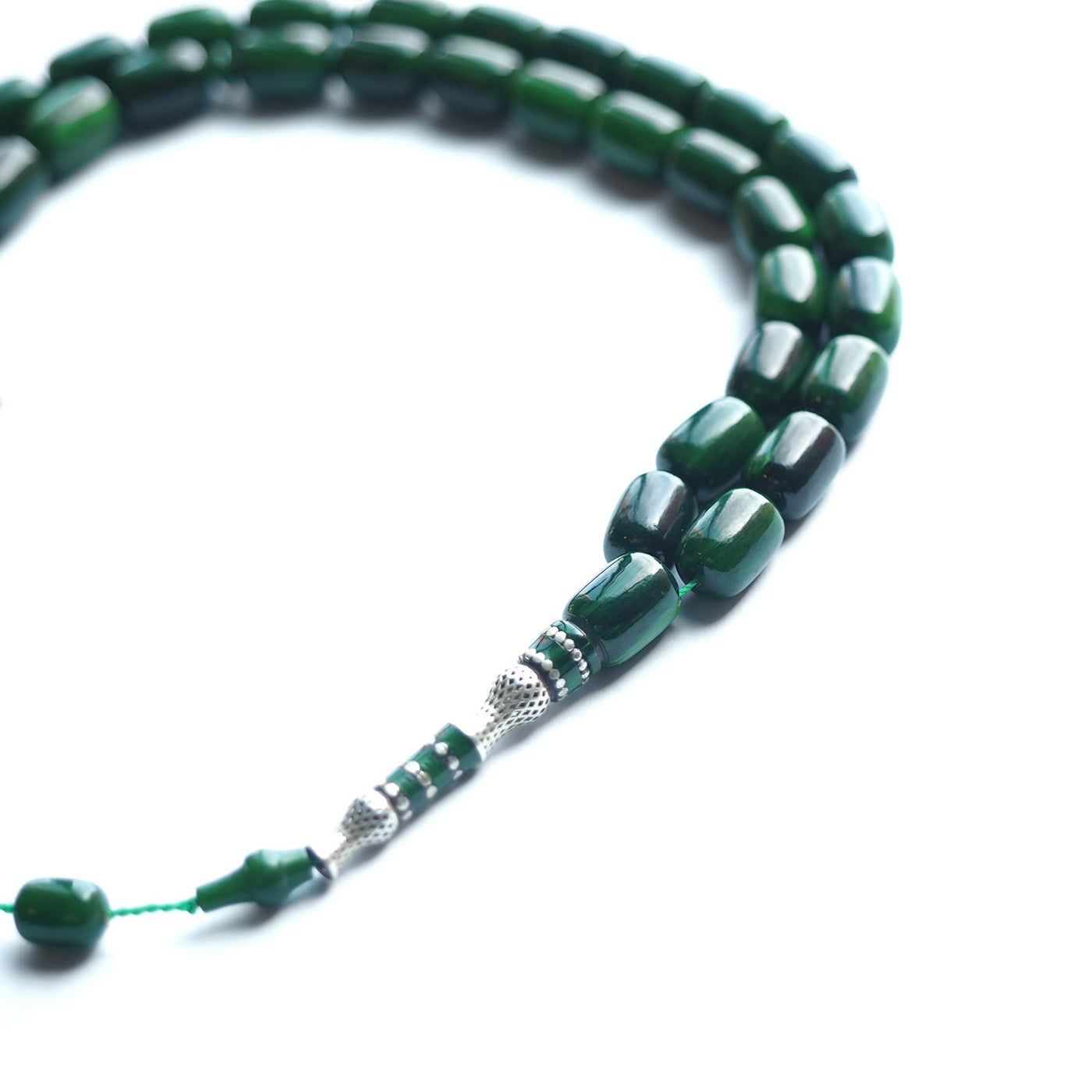 Usta İşçilikli Katalin Tesbih Gümüş İmame - WATD164