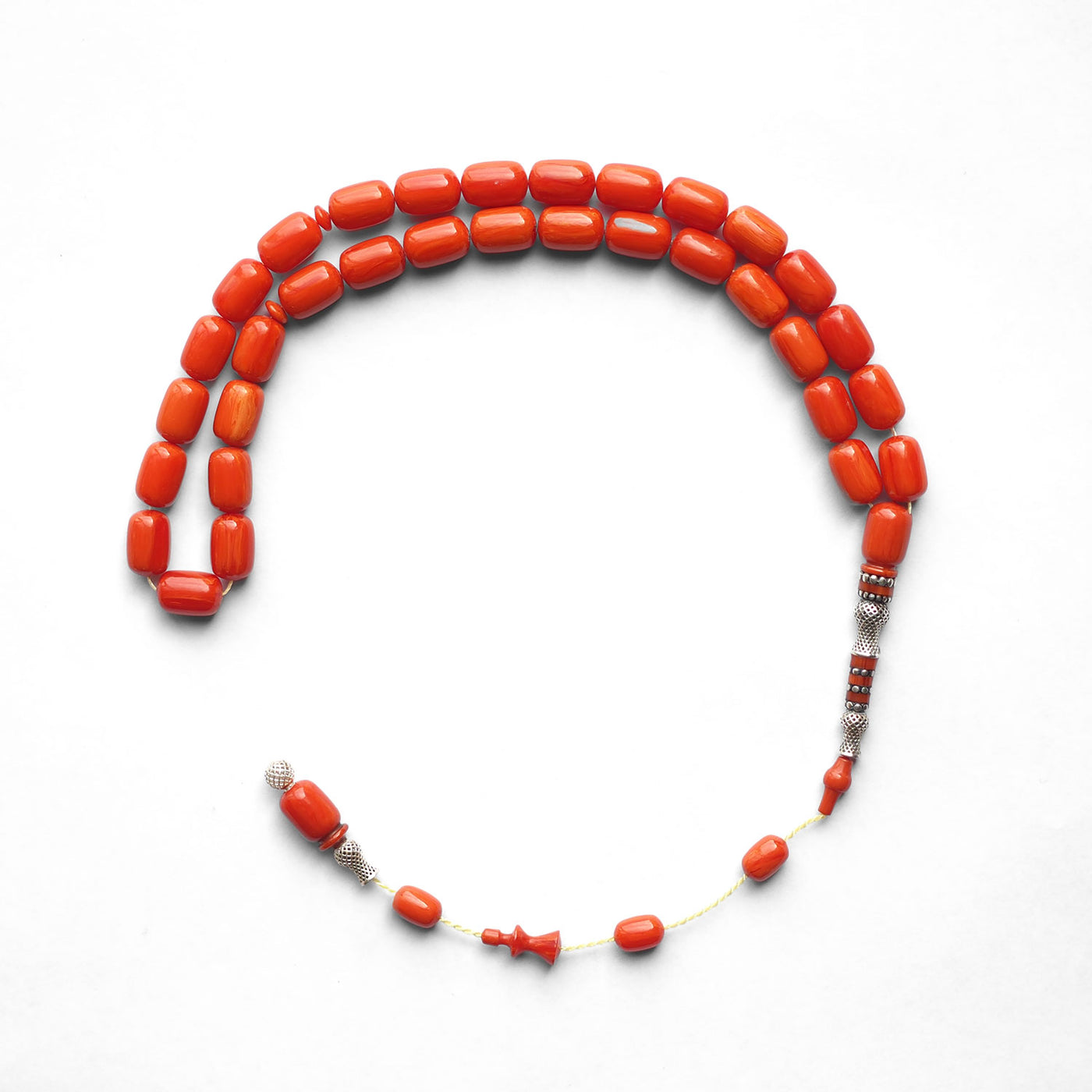 Usta İşçilikli Katalin Tesbih Gümüş İmame - WATD165