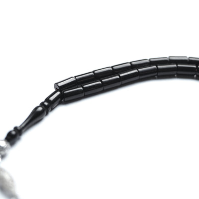 Gümüş Püsküllü Ateş Sıkma Tesbih - WATD181