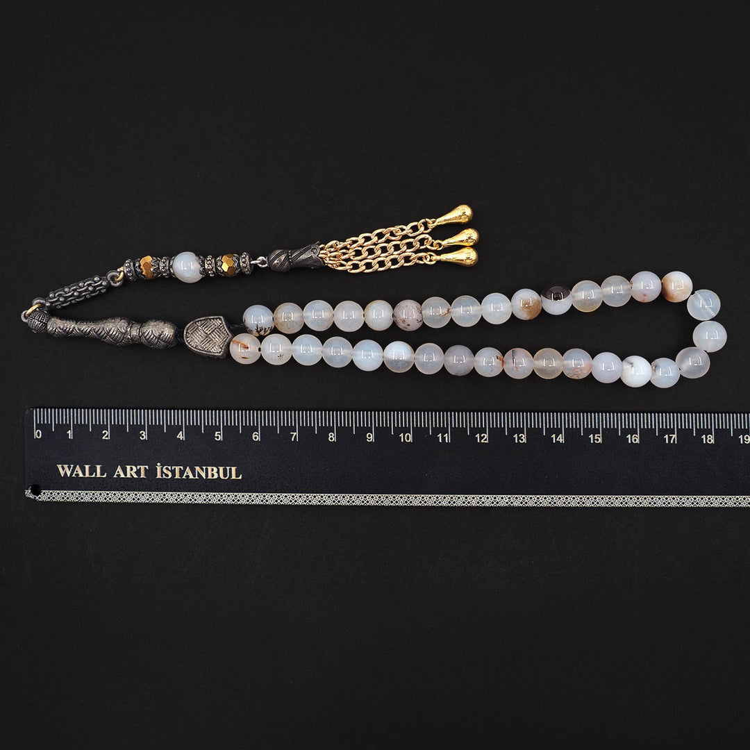 Doğal Taş Küre Model Tesbih - WATD906