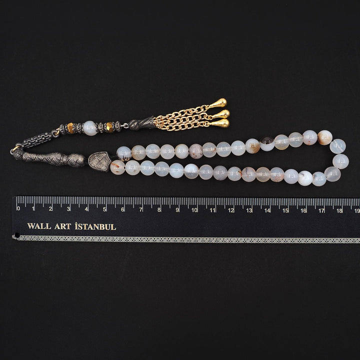 Doğal Taş Küre Model Tesbih - WATD906