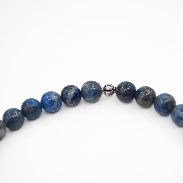 Doğal Lapis Lazuli Taşı Küre Kesim Tesbih - WATD995