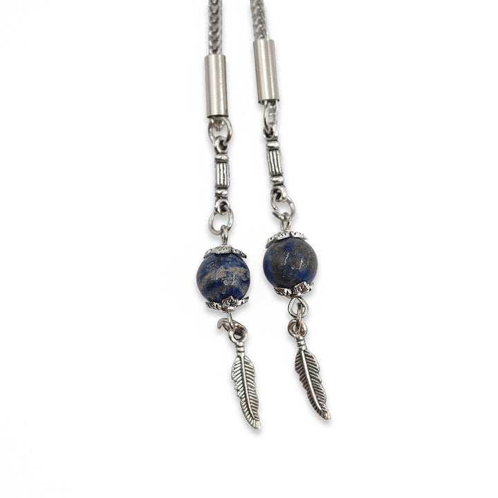 Doğal Lapis Lazuli Taşı Küre Kesim Tesbih - WATD995