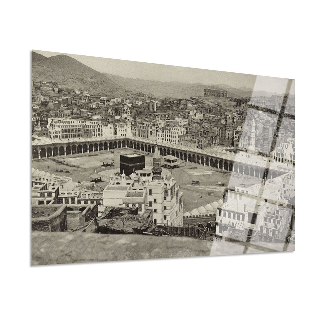 Kâbe’nin Tarihi Görünümü Cam Tablo - WTC059