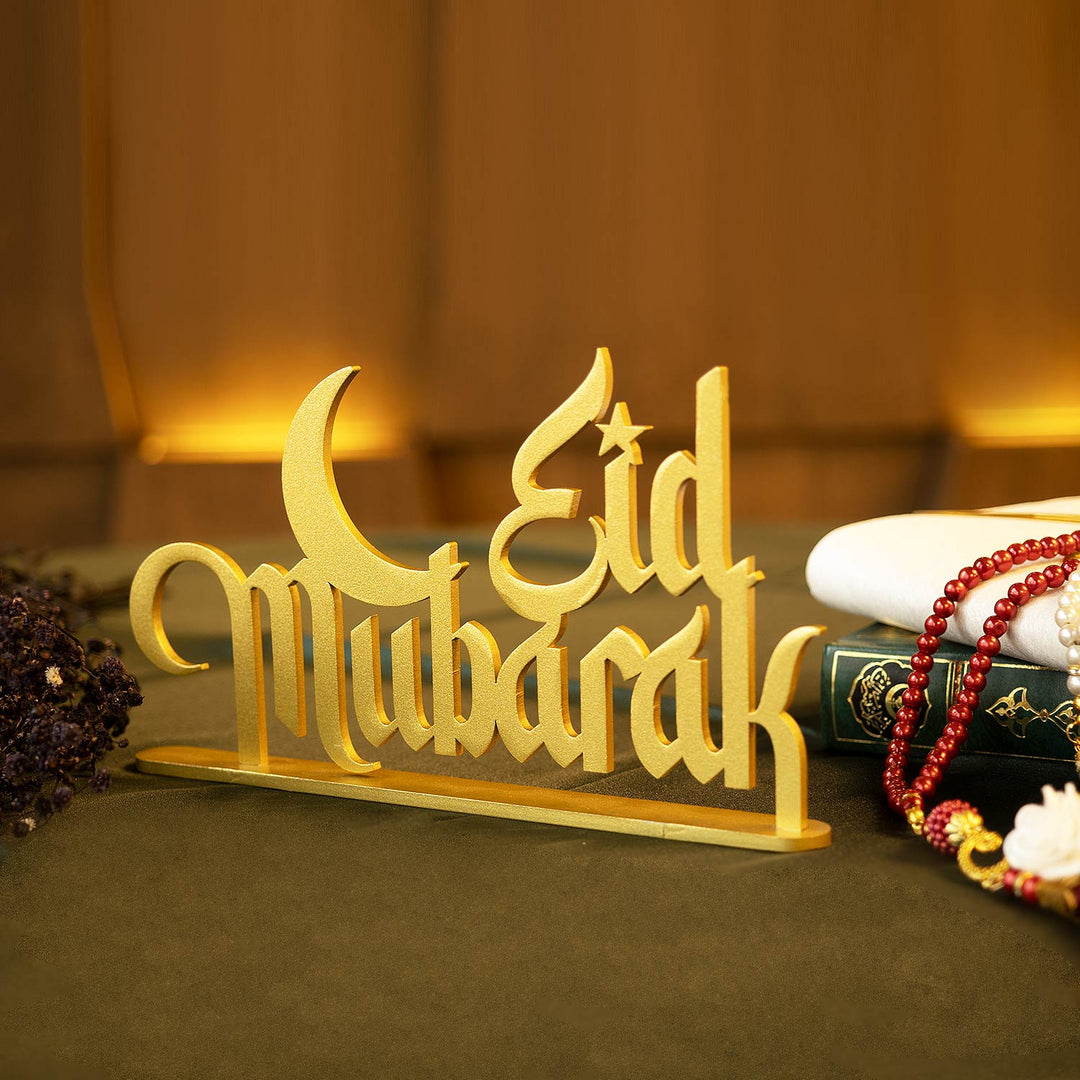 FIRSAT - Eid Mubarak Metal Masaüstü Dekor - WAMH108
