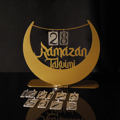 Ramadan Calendar Metal Tabletop Decor - WAMH147