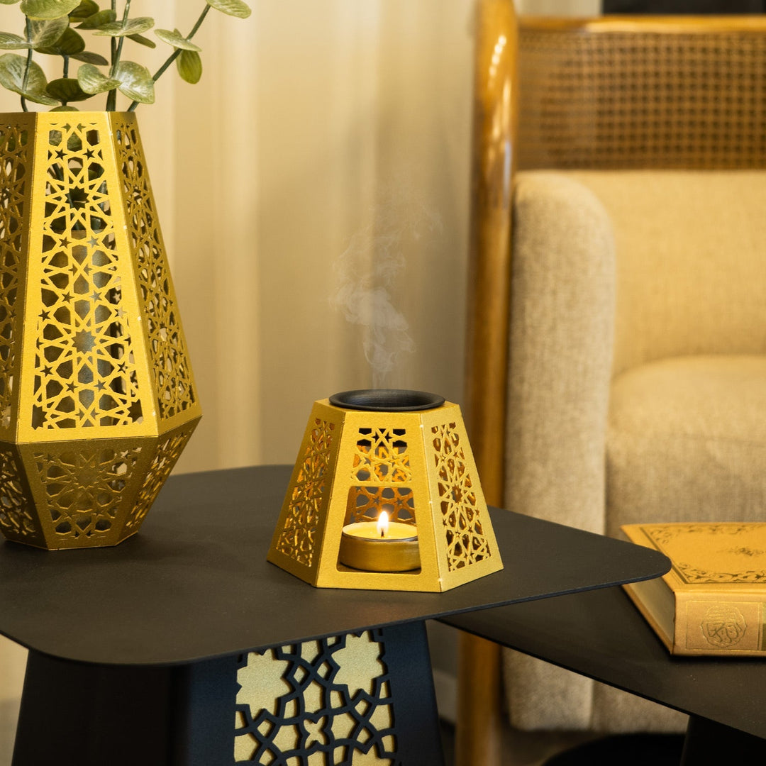 FIRSAT - Metal İslami Motifli Buhurdanlık - WAMH158