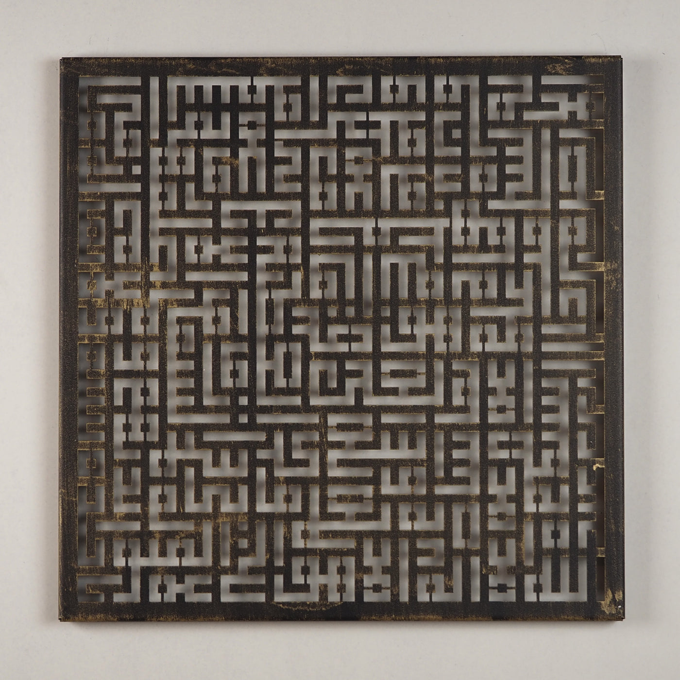 Kufic Ayatul Kursi Metal Islamic Wall Art – WAM081