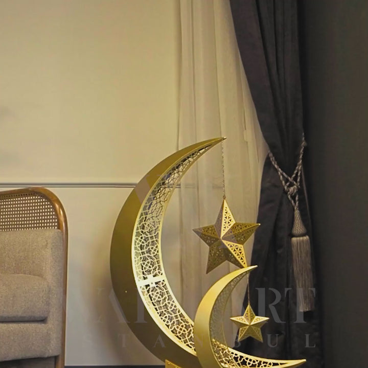 3 Boyutlu Metal Ramazan Hilali - WAMH110