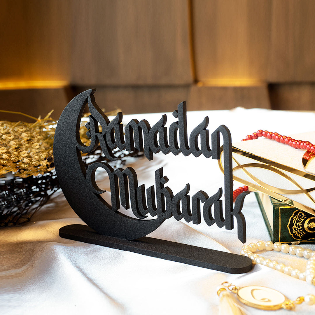 FIRSAT - Ramadan Mubarak Metal Masaüstü Dekor - WAMH107