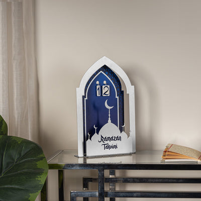 3D Metal Desktop Calendar with "Ramazan Takvimi" - WAMH151