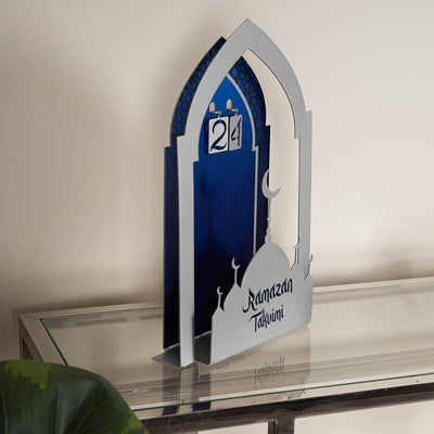 3D Metal Desktop Calendar with "Ramazan Takvimi" - WAMH151