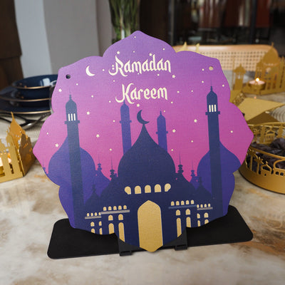 Ramadan Kareem Colorful Metal Tabletop Decor - WAMH126