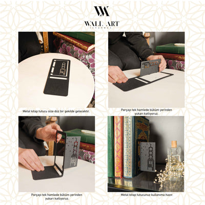 Islamic Metal Mosque Bookend - WAMH060