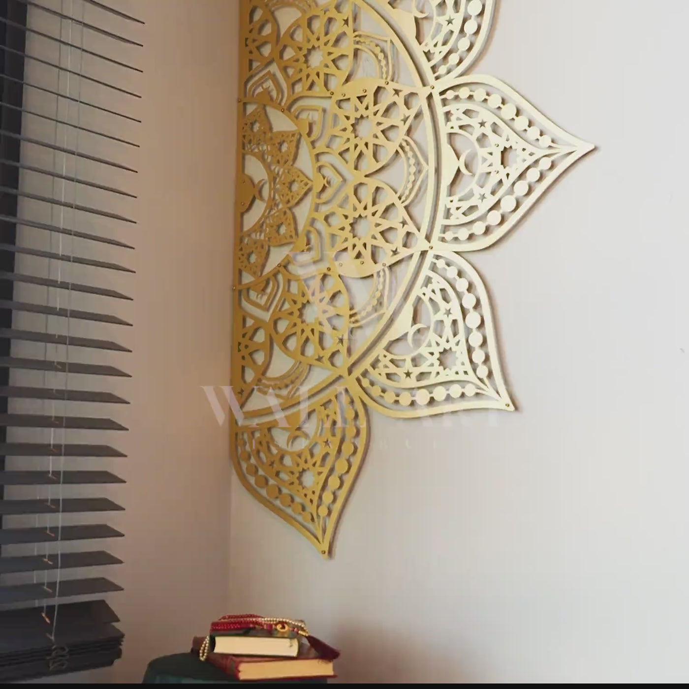 Dini Motifli Metal Mandala - Dini Tablolar