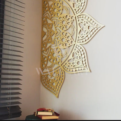 Dini Motifli Metal Mandala - Dini Tablolar